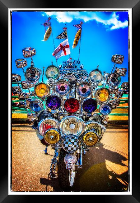 Upscale Mod Transport Framed Print by Chris Lord