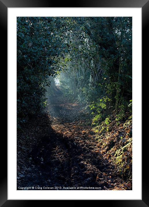 Where Hobbits run Framed Mounted Print by Craig Coleran