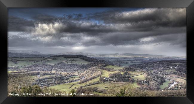 River Wye Framed Print by David Tinsley