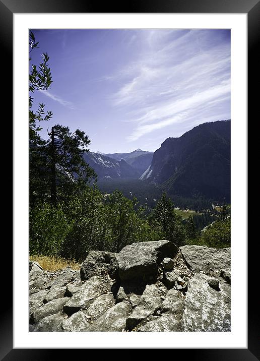 Yosemite Valley Framed Mounted Print by Kieran Brimson