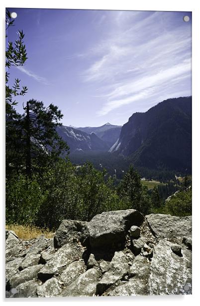 Yosemite Valley Acrylic by Kieran Brimson