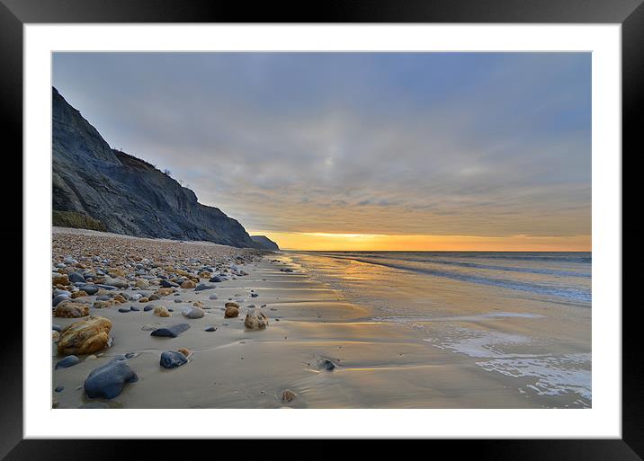 Dorset: Charmouth Beach Framed Mounted Print by Rob Parsons