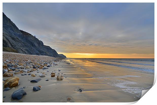 Dorset: Charmouth Beach Print by Rob Parsons