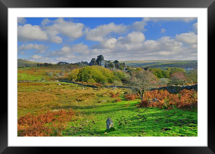 Dartmoor: Vixen Tor Framed Mounted Print by Rob Parsons