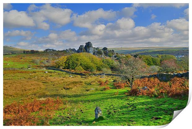 Dartmoor: Vixen Tor Print by Rob Parsons