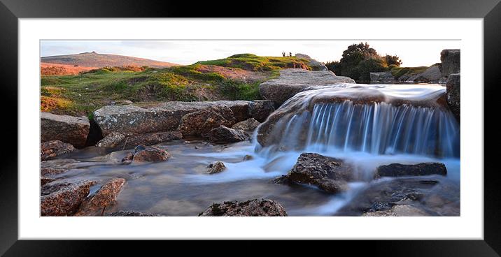 Dartmoor: The Leat at Windy Post Framed Mounted Print by Rob Parsons