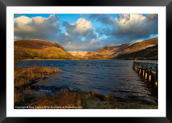 Llyn Nantlle Uchaf Framed Mounted Print by Rory Trappe