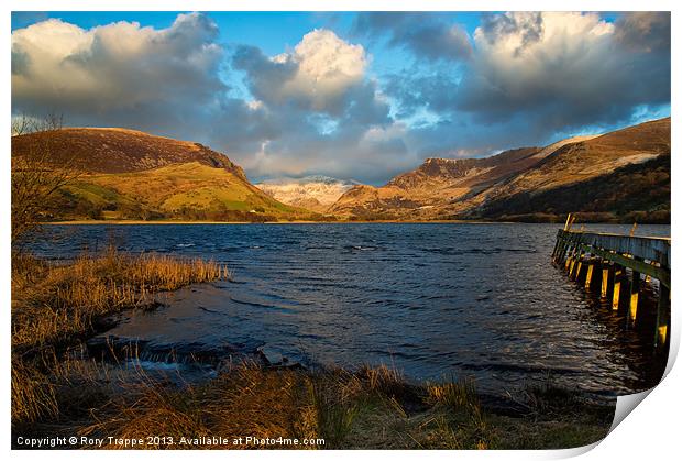 Llyn Nantlle Uchaf Print by Rory Trappe