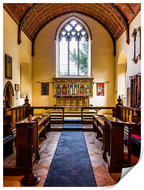 St Mary, Kintbury Print by Mark Llewellyn