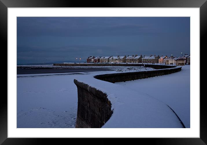 the curve Framed Mounted Print by jane dickie