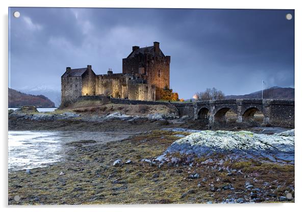Castle Eilean Donan, Scotland Acrylic by Matthew Train