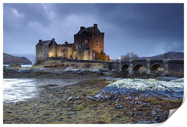 Castle Eilean Donan, Scotland Print by Matthew Train