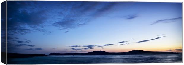 MOONRISE OVER RAMSEY ISLAND Canvas Print by Anthony R Dudley (LRPS)