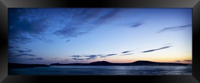 MOONRISE OVER RAMSEY ISLAND Framed Print by Anthony R Dudley (LRPS)
