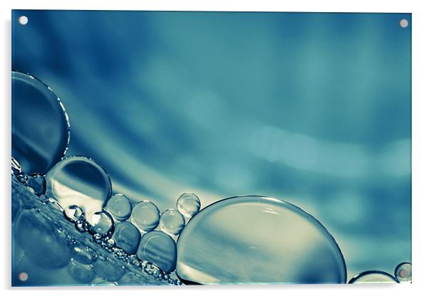 Oil Bubbles Acrylic by Ivan Yonkov