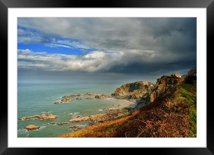 Tunnels Beaches  Ilfracombe Framed Mounted Print by Dave Wilkinson North Devon Ph