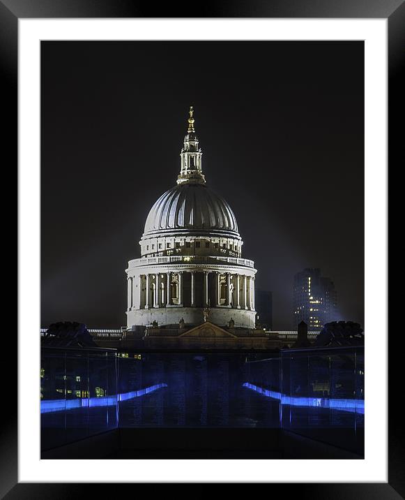St.Pauls Framed Mounted Print by Stuart Gennery