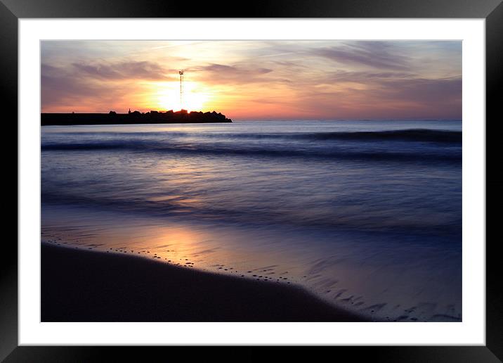 Sunset Framed Mounted Print by Tomas Pikturna