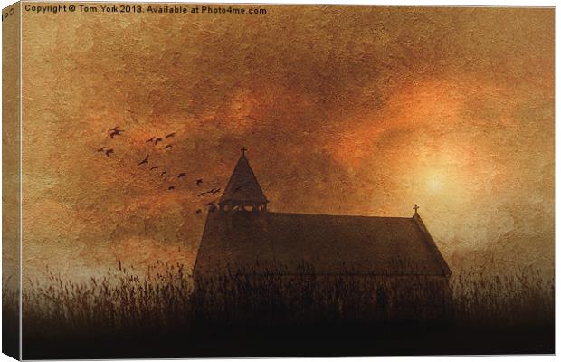 THE OLD CHURCH HOUSE Canvas Print by Tom York