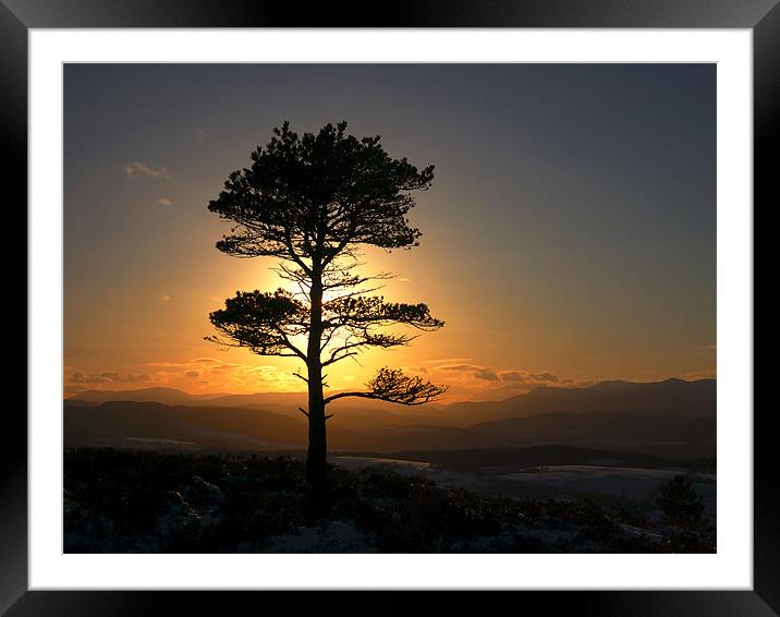Nearing sunset Framed Mounted Print by Macrae Images