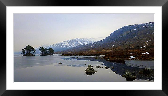 loch reflection 2 Framed Mounted Print by dale rys (LP)