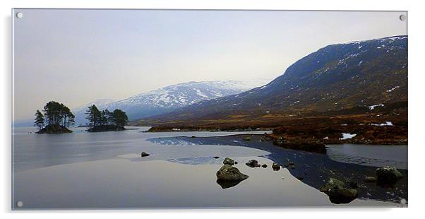 loch reflection 2 Acrylic by dale rys (LP)