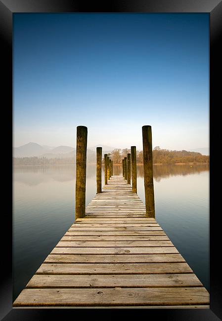 Derwent Water Framed Print by Tracey Whitefoot