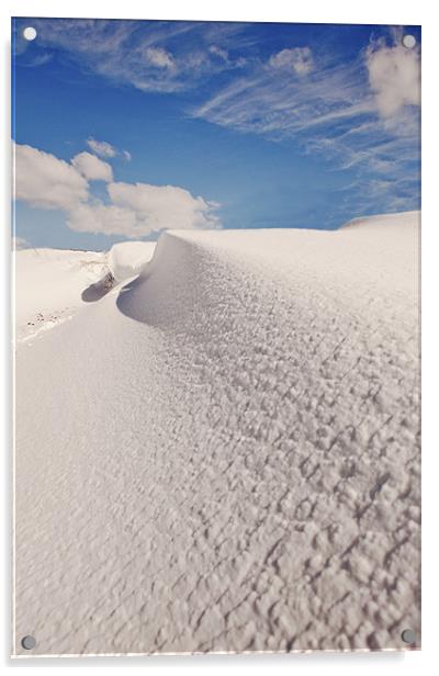 Snow Drifts Acrylic by Dawn Cox