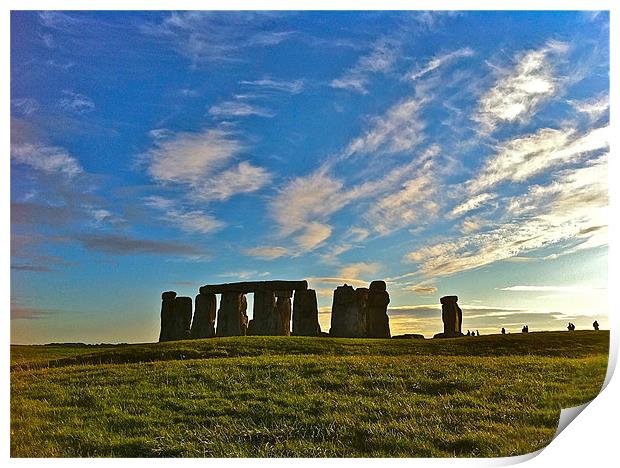 Stonehenge Print by Kim McDonell