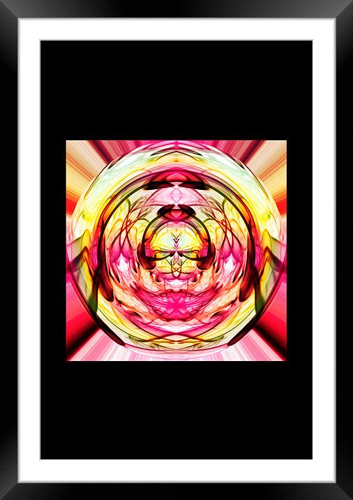 Crystal Ball 1 Framed Mounted Print by Steve Purnell