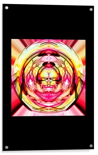Crystal Ball 1 Acrylic by Steve Purnell
