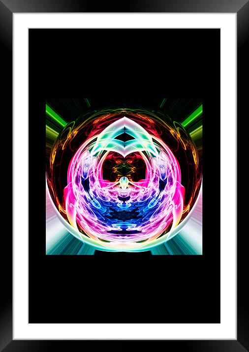 Crystal Ball 3 Framed Mounted Print by Steve Purnell