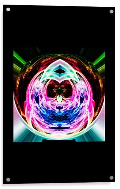 Crystal Ball 3 Acrylic by Steve Purnell