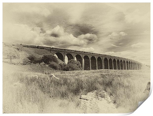 Ribblehead Viaduct Print by Debra Kelday