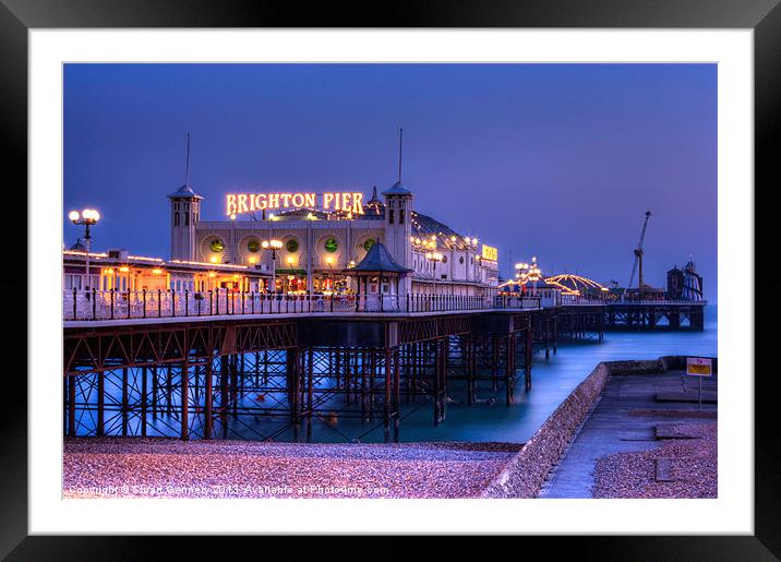 Brighton Pier Framed Mounted Print by Stuart Gennery