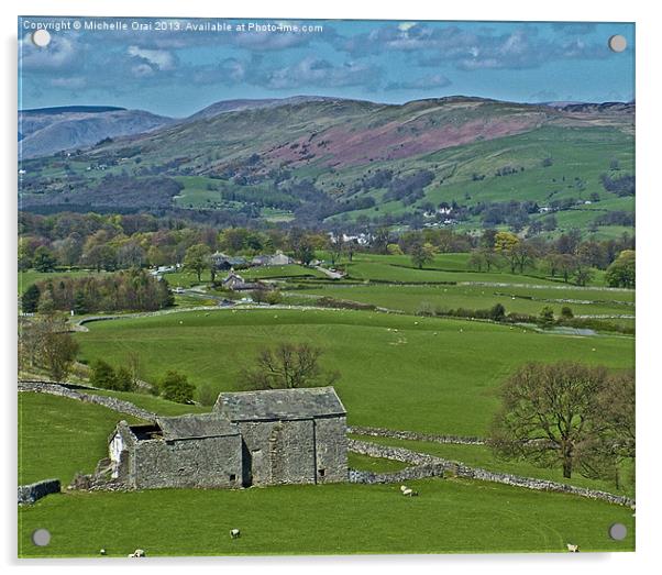 A Yorkshire View Acrylic by Michelle Orai