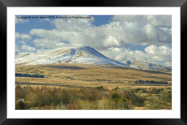 Clough Head Framed Mounted Print by Jamie Green