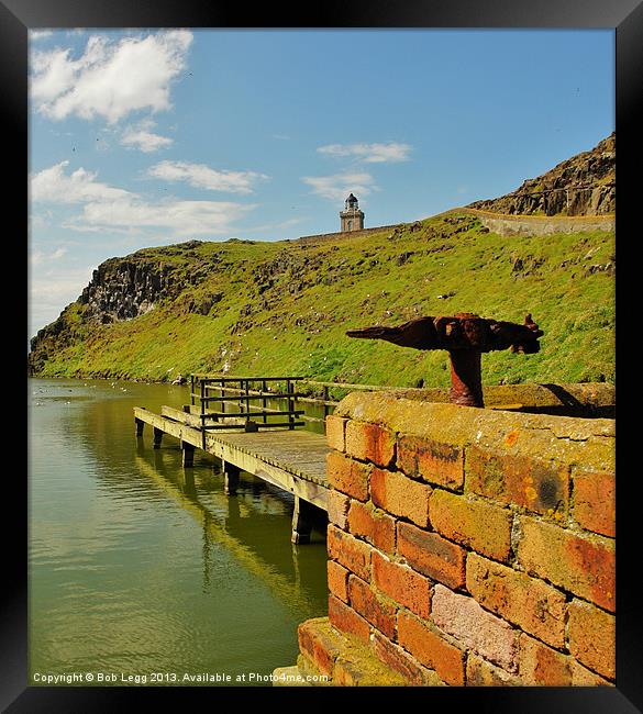 Jetty on the May Framed Print by Bob Legg