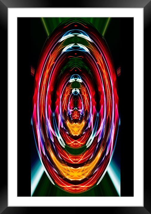 Into the Vortex Framed Mounted Print by Steve Purnell