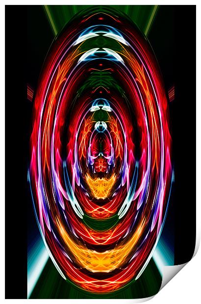 Into the Vortex Print by Steve Purnell