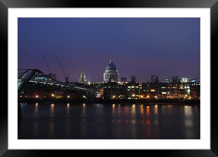 London Framed Mounted Print by Gö Vān