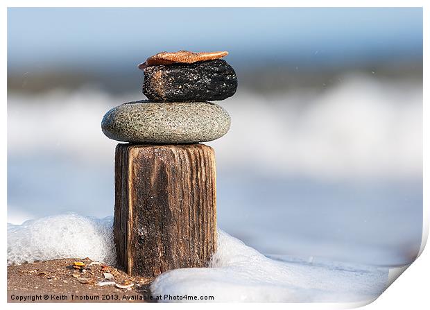 Stone Balance Print by Keith Thorburn EFIAP/b