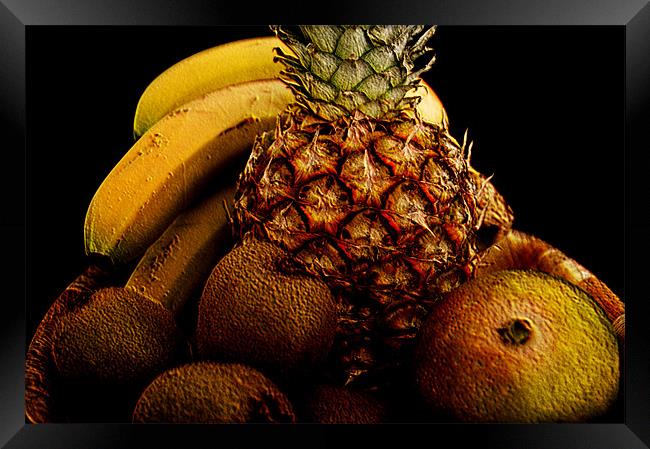 Tropical Fruit Framed Print by Steve Purnell