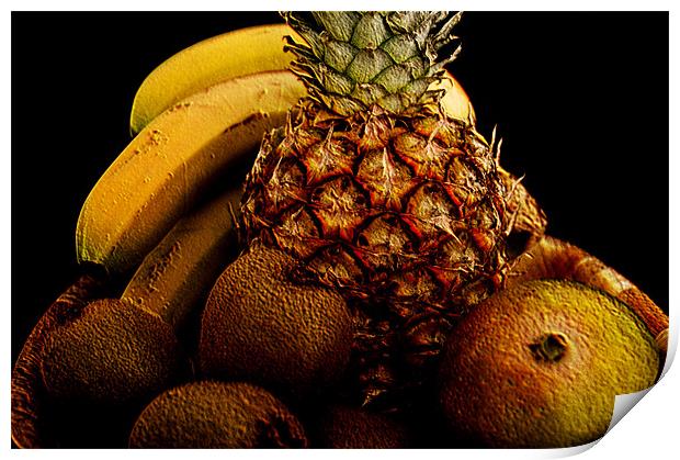 Tropical Fruit Print by Steve Purnell
