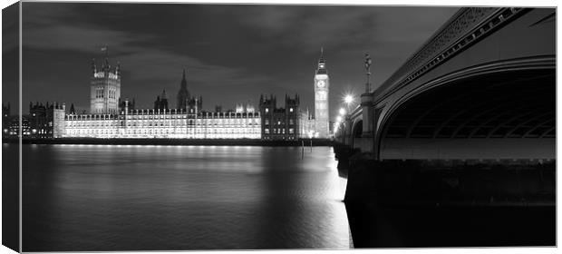 Parliament Panorama Canvas Print by Matthew Train