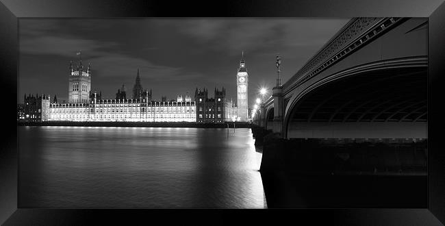 Parliament Panorama Framed Print by Matthew Train