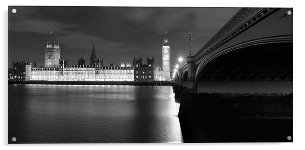 Parliament Panorama Acrylic by Matthew Train