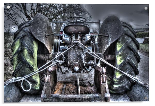 tractor Acrylic by Gavin Wilson