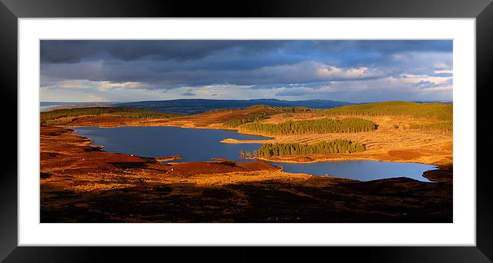 Loch nam Bonnach Framed Mounted Print by Macrae Images