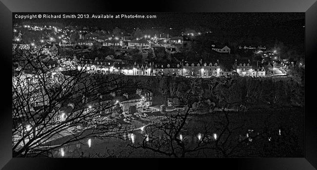 Portree from the Apothacarys Tower Framed Print by Richard Smith